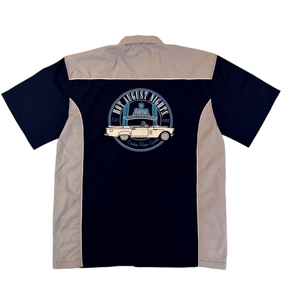 David Carey Originals Hot August Nights Reno Bowling Shirt L NWT Car Show 1986 - Picture 5 of 6